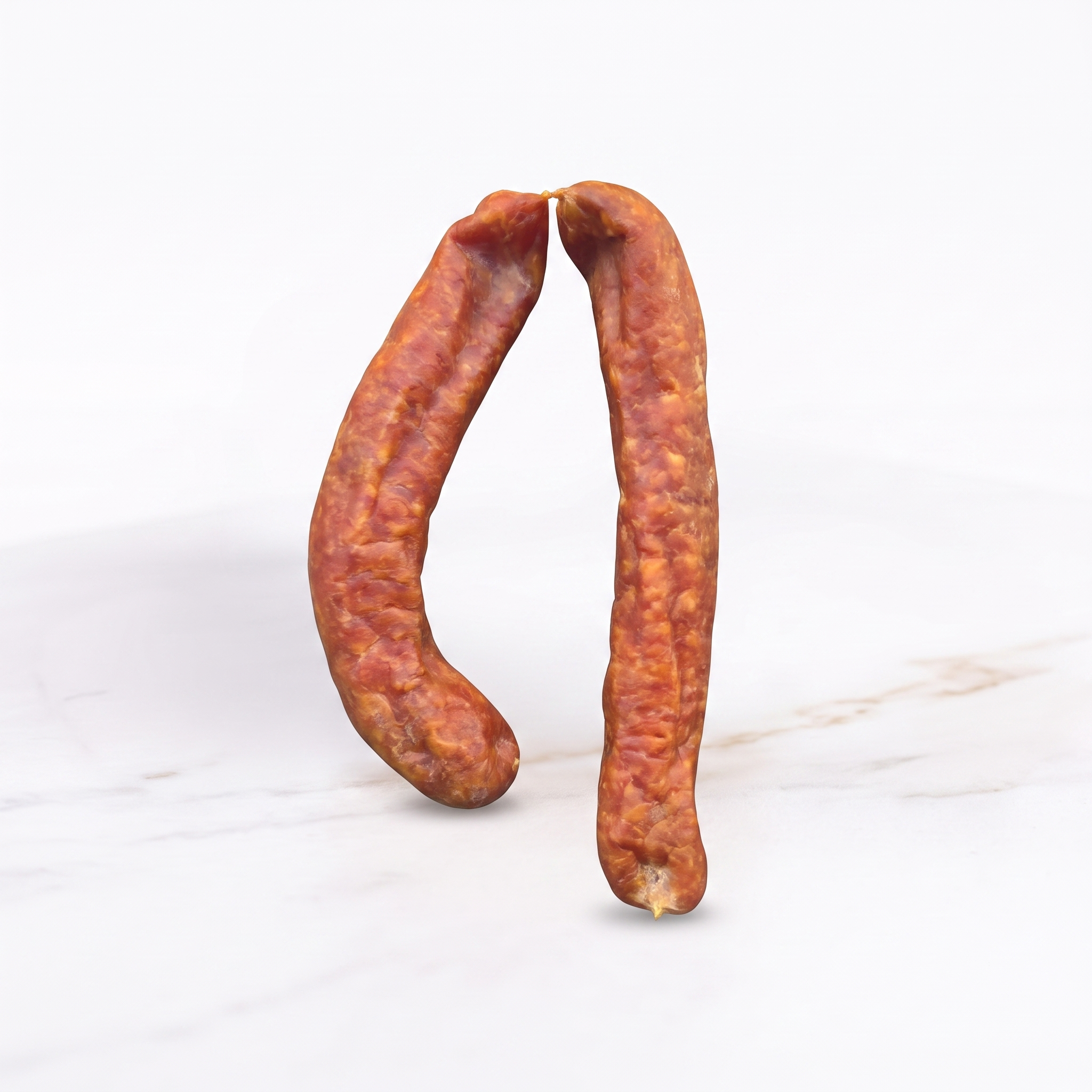 Hauswurst mit Knoblauch