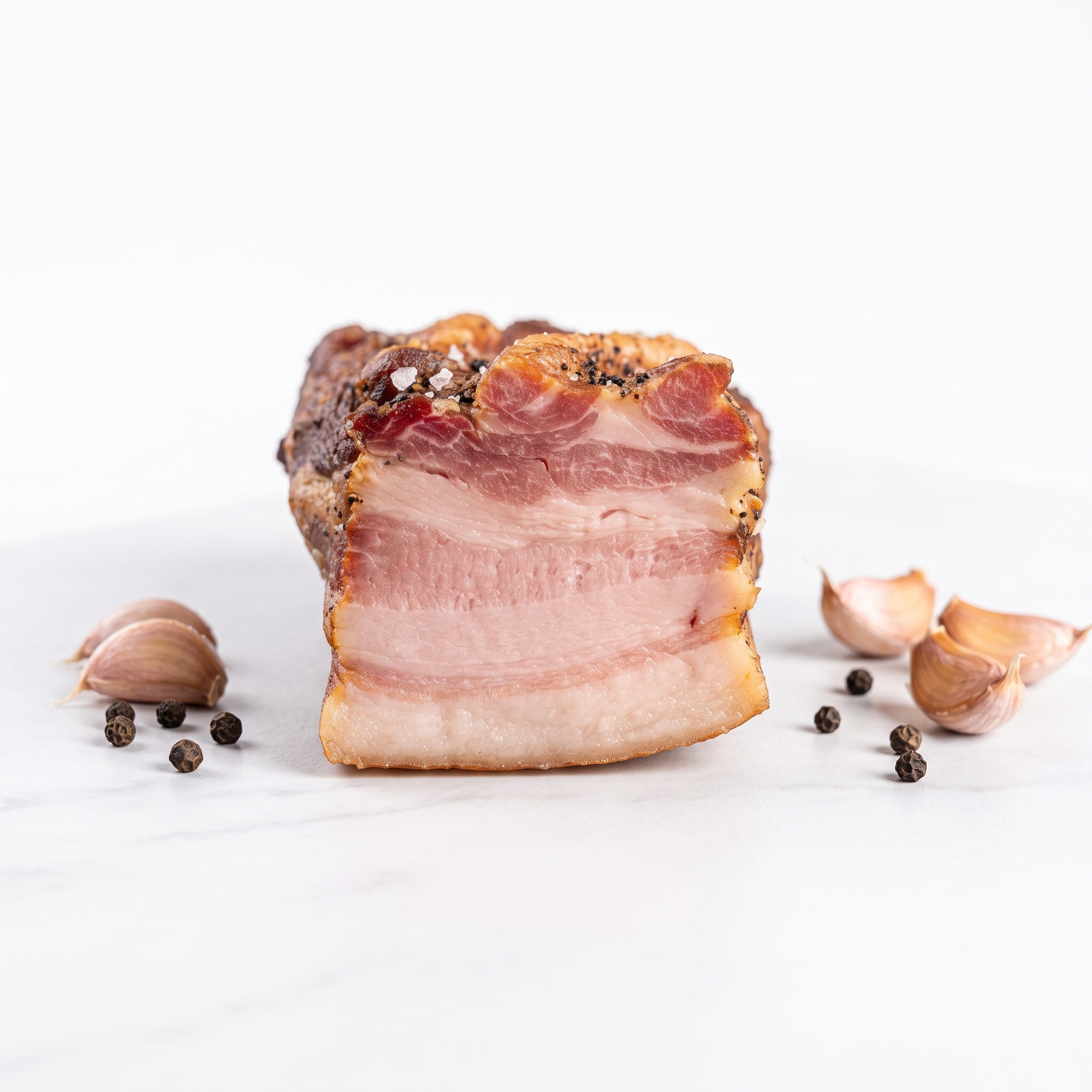 Knoblauch Speck