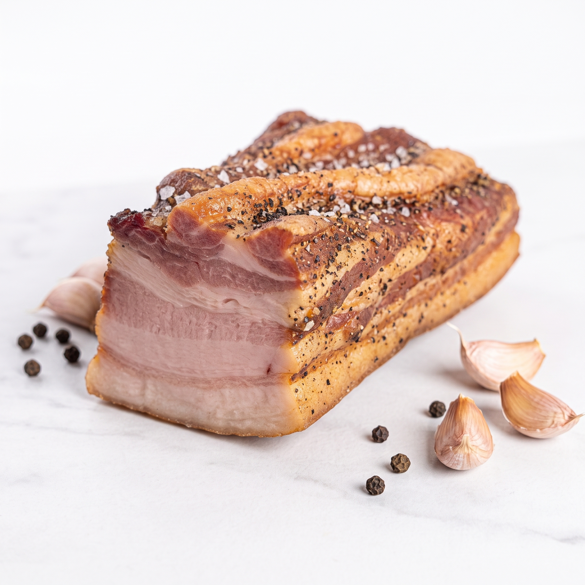 Knoblauch Speck