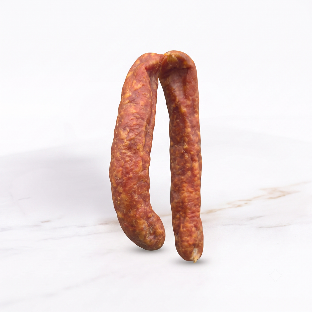 Hauswurst mit Knoblauch